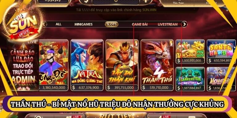 Thần Thú - Bí Mật Nổ Hũ Triệu Đô Nhận Thưởng Cực Khủng 8 Thần Thú - Bí Mật Nổ Hũ Triệu Đô Nhận Thưởng Cực Khủng
